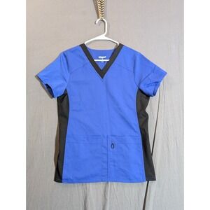 Scrubstar Women's Scrub Top Color Blue Size‎ XS